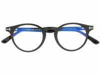 TOM FORD Eyewear Brille mit rundem Gestell - Schwarz FT5557B4600113971515