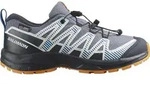SALOMON XA PRO V8 WP J - Ki., grisaille/dark blue/turmeric (29 EU)
