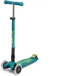 Scooter Maxi MICRO DELUXE foldable LED petrol green - MMD097