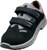 Uvex Safety, Sicherheitsschuhe, 2 trend Sandalen S1P 69063 schwarz, grau, rot Weite