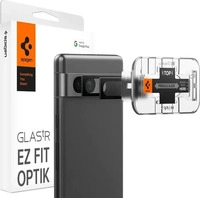 Spigen 23196-0, Spigen Optik Cover (1 Stk., Google Pixel 7a) (23196-0) Schwarz