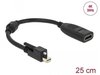 Delock Mini DP zu (HDMI, 25 cm) (6283743) Schwarz