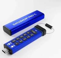iStorage IS-FL-DA3C-256-32, iStorage datAshur PRO+ Type C (32 GB, USB-C)