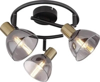 Globo 54305-3, Globo Strahler Jay schwarz 3xE14 (E14) (54305-3)