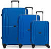 Redolz, Koffer, Essentials 06 3-SET 4 Rollen Kofferset 3-teilig, Blau, (103 l,...