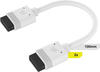 Corsair iCUE LINK Cable 2x 100mm with Straight connectors, White (38693234)