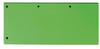 Oxford, Ordner Zubehör, Trennstreifen Duo, aus Karton, 240 x 105 mm, grün Lochung