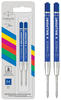 Parker Pen, Ersatzpatrone, QuinkFlow (Ersatzmine, Blau, 1 mm)