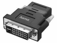 Hama DVI — HDMI (Typ A) (DVI, HDMI, 4 cm), Data + Video Adapter, Schwarz