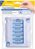 Lifemed, Medikamentenbox, 7-Tage-Tablettenbox, Kunststoff, weiá / blau