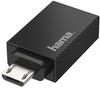 Hama USB-Adapter Micro-USB Type A (M) bis USB Typ A (W) (USB 2.0), USB Kabel
