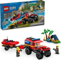 LEGO 60412, LEGO Feuerwehrgel&auml;ndewagen mit Rettungsboot (60412, LEGO City) (60412)