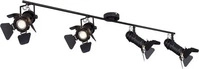 Globo 54650-4B, Globo Strahler Egon schwarz 4xGU10 (GU10) (54650-4B)