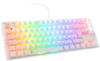 Ducky One 3 Aura White TKL Gaming Tastatur, RGB LED - MX-Silent-Red (DE,
