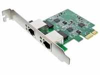 InLine Dual Gigabit Netzwerkkarte, 2x RJ45 2.5GBit/s, PCIe x1, inkl. low profile