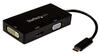 StarTech USB-C Multiport Adapter (HDMI, DVI, VGA, 8.50 cm), Data + Video Adapter,