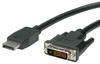 Value DisplayPort — DVI (2 m, DisplayPort, DVI), Video Kabel