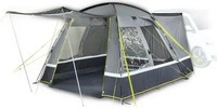 High Peak 14180, High Peak Buszelt Trento 2.0 lightgrey-darkgrey-lime (Tunnelzelt,