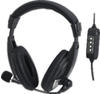 LogiLink HS0019, LogiLink USB Stereo Headset (Kabelgebunden) Schwarz/Silber