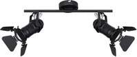 Globo 54650-2B, Globo Strahler Egon schwarz 2xGU10 (GU10) (54650-2B)