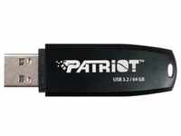 Patriot USB 64GB Xporter Core 3.2 PAT (64 GB, USB A), USB Stick, Schwarz