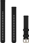 Garmin 010-13302-02, Garmin watch strap Lily 2 Silicone Band, black (14 mm, Silicone,