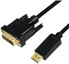 LogiLink DisplayPort — DVI (1 m, DisplayPort), Video Kabel