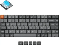 Keychron K3M-H2-DE, Keychron K3 Max (grau/orange, DE-Layout, Gateron Low Profile 2.0