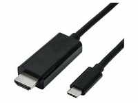 Roline USB Typ C — HDMI (Typ A) (5 m, HDMI, USB Typ C), Video Kabel