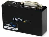 StarTech USB 3 HDMI/DVI VIDEO ADAPTER (DVI, 7.30 cm), Data + Video Adapter, Schwarz