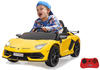 Jamara Kids 460689, Jamara Kids Lamborghini Aventador (12 V) Gelb