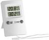 TFA Thermometer Maxi-Mini digital, Thermometer + Hygrometer, Weiss