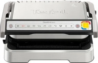 Tefal GC773DCH, Tefal OptiGrill 2-in-1 inkl. Grillzange Kontaktgrill (GC773D),