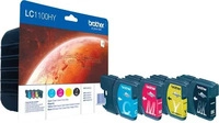 Brother LC-1100HYVAL, Brother LC-1100HYVAL Value Pack (BK, C, M, Y) (LC-1100HYVAL)