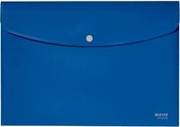 Leitz 4678-00-35, Leitz Dokumentenmappe Eckspannermappe A4 Blau (A4, 1x) (4678-00-35)