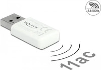 Delock 12770, Delock WLAN-AC USB-Adapter 12770 mit WLAN (USB) (12770) Weiss