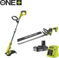 Ryobi 5133005619, Ryobi ONE+ Akku Kombo-Kit RY18LT18HTA-120, Rasentrimmer +