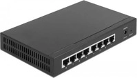 Delock 87782, Delock 2.5 Gigabit Ethernet Switch (8 Ports) (87782) Schwarz