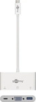 Goobay 62100, Goobay 62100 USB-C USB-A 3.0 (USB-C, 4 Ports) (62100) Weiss