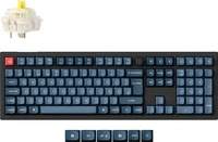 Keychron V6M-D4-DE, Keychron V6 Max (schwarz/blaugrau, DE-Layout, Gateron Jupiter