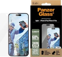 PanzerGlass 2875, PanzerGlass Classic Fit (1 Stk., Apple iPhone 15 Plus, Apple...