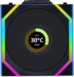 Lian Li 12RSLLCD1W1B, Lian Li Lian-Li UNI FAN SL Wireless Reverse Blade (120 mm, 1x)
