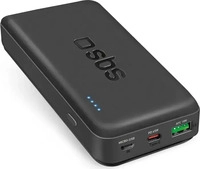 SBS TTBB20000PD45WK, SBS Powerbank 20.000 mAh Power Delivery 45W Multi-Port schwarz