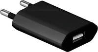 Goobay 44949, Goobay USB-A Ladeger&auml;t Slim (5 W, 1 Port) (44949) Schwarz