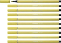 STABILO 68/67, STABILO Premium-Filzstift - Pen 68 - 10er Pack - senf (10x)...