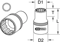 Ks-Tools 917.3804, Ks-Tools KS Tools 917.3804 (917.3804) Silber