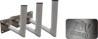 Megasat 110147, Megasat WH 25 Aluminium (Spiegel + Antennen Montage) (110147) Silber