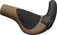 Ergon 42410329, Ergon Lenkergriffe GP2 Evo BioKork (42410329) Schwarz/Braun