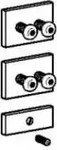 Ergotron 60-156, Ergotron 60-156 Montagesatz f&uuml;r CPU Halter (60-156) Silber