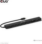 Club 3D CSV-2550, Club 3D Club3D Tragbare Docking USB-C ->2xUSB-C/3xUSB-A/HDMI/SD BK